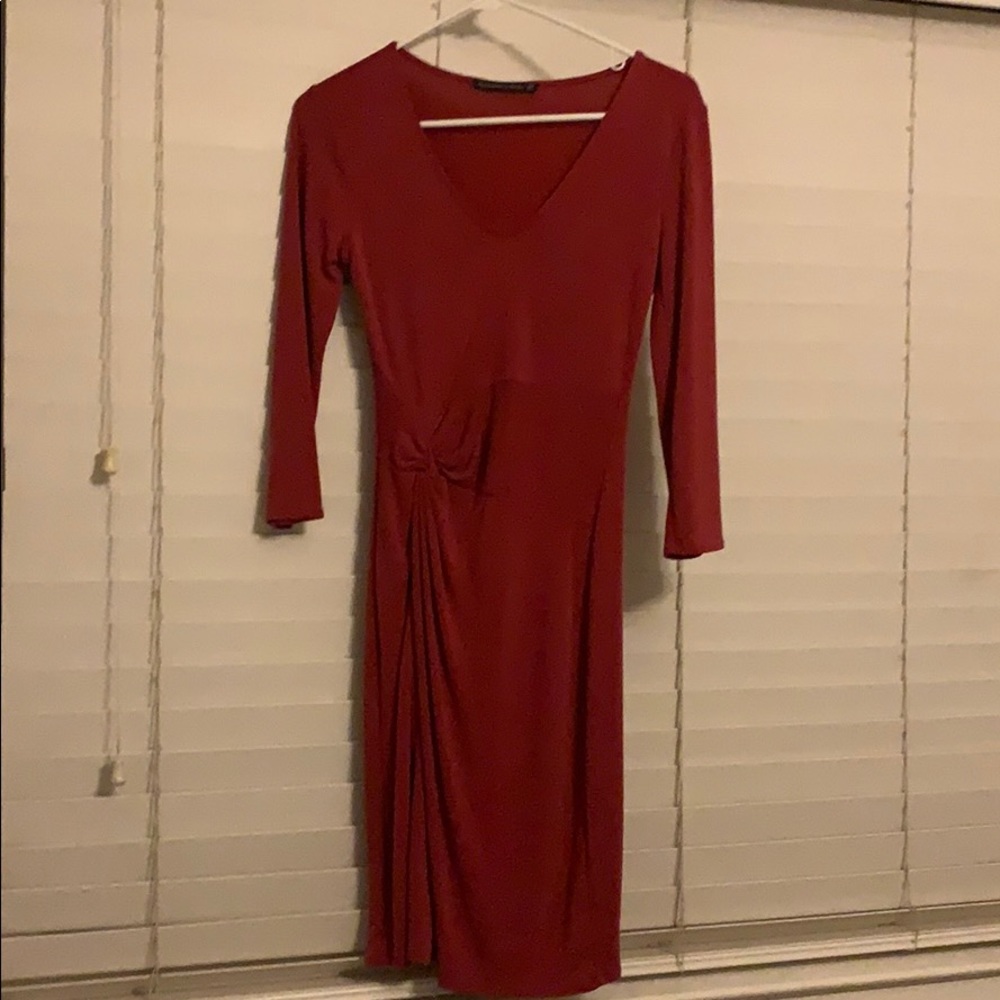 Abercrombie and Fitch Maroon Tight Dress